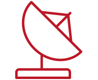 Grafik Satelittenschüssel Symbol